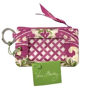Vera Bradley Julep Tulip Zip Keychain ID Wallet NWT